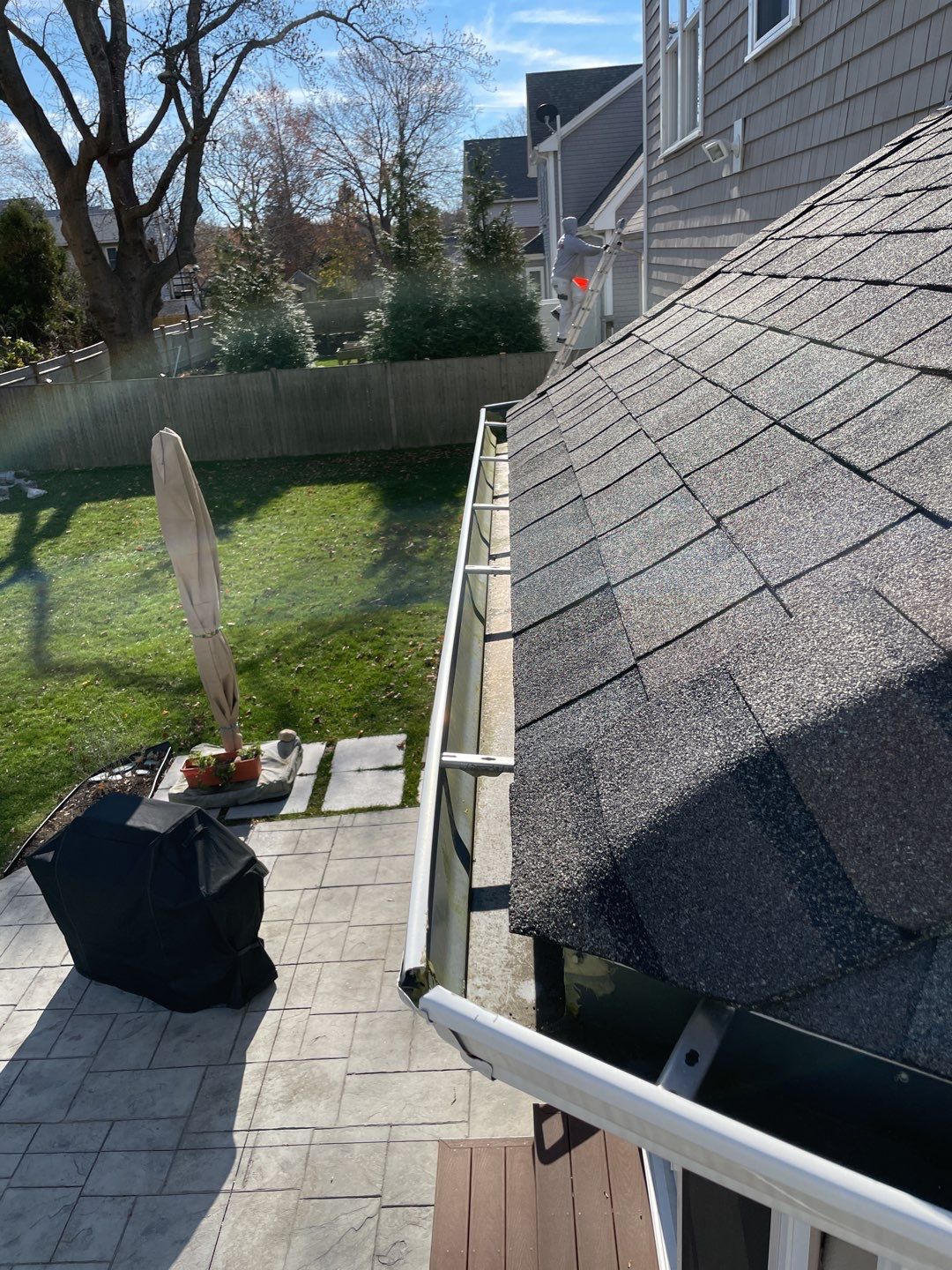 clean gutters home maintenance